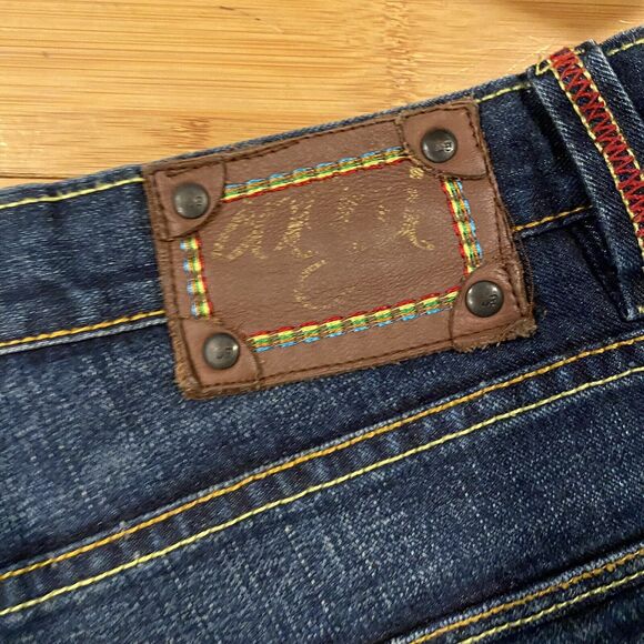 Coogi Jeans 40 X 34 Rainbow Colors Embroidery Dark Wash Denim - Picture 10 of 16